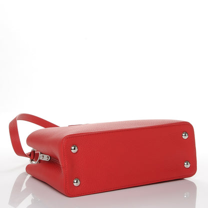 Louis Vuitton Taurillon Capucines PM Rubis 4 of 6