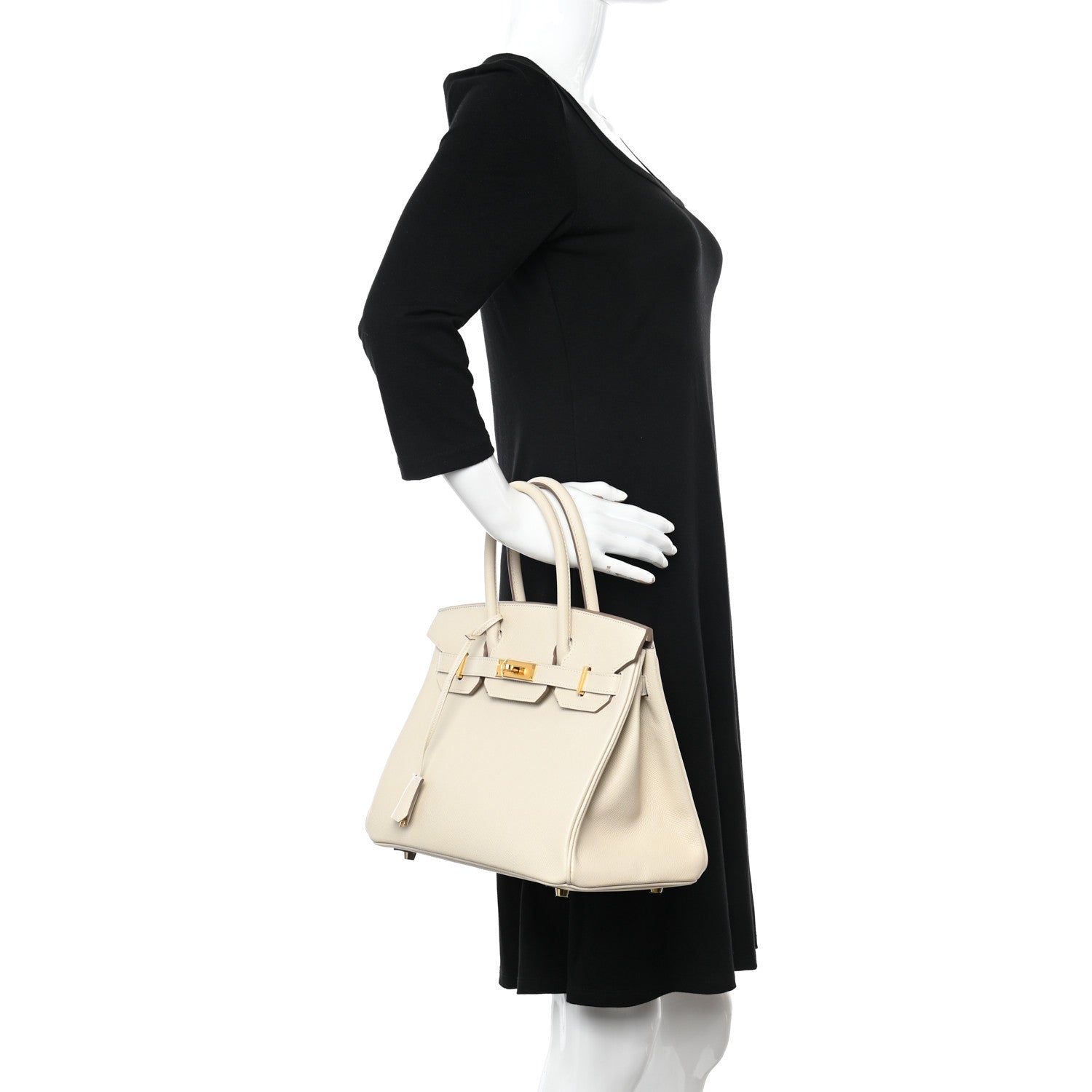 Hermes Epsom Birkin 30 Craie 2 of 11