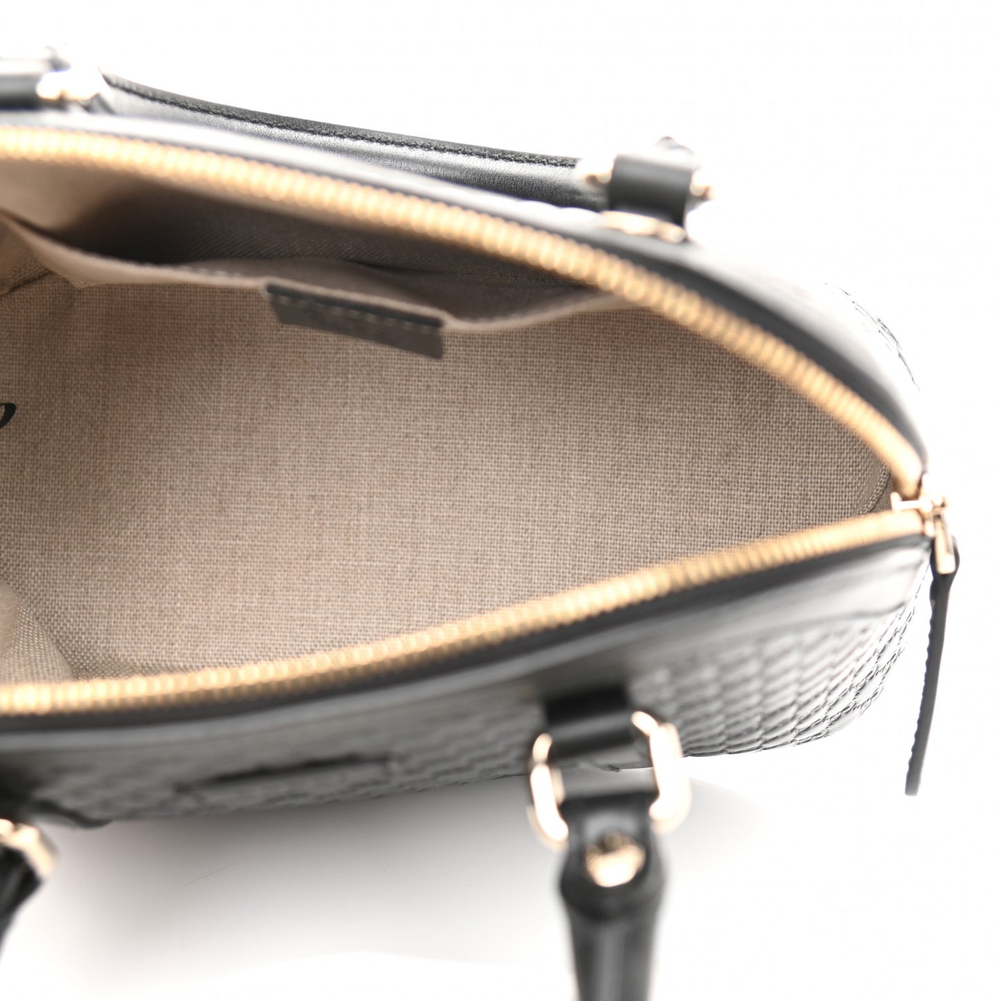Microguccissima Mini Dome Bag Black