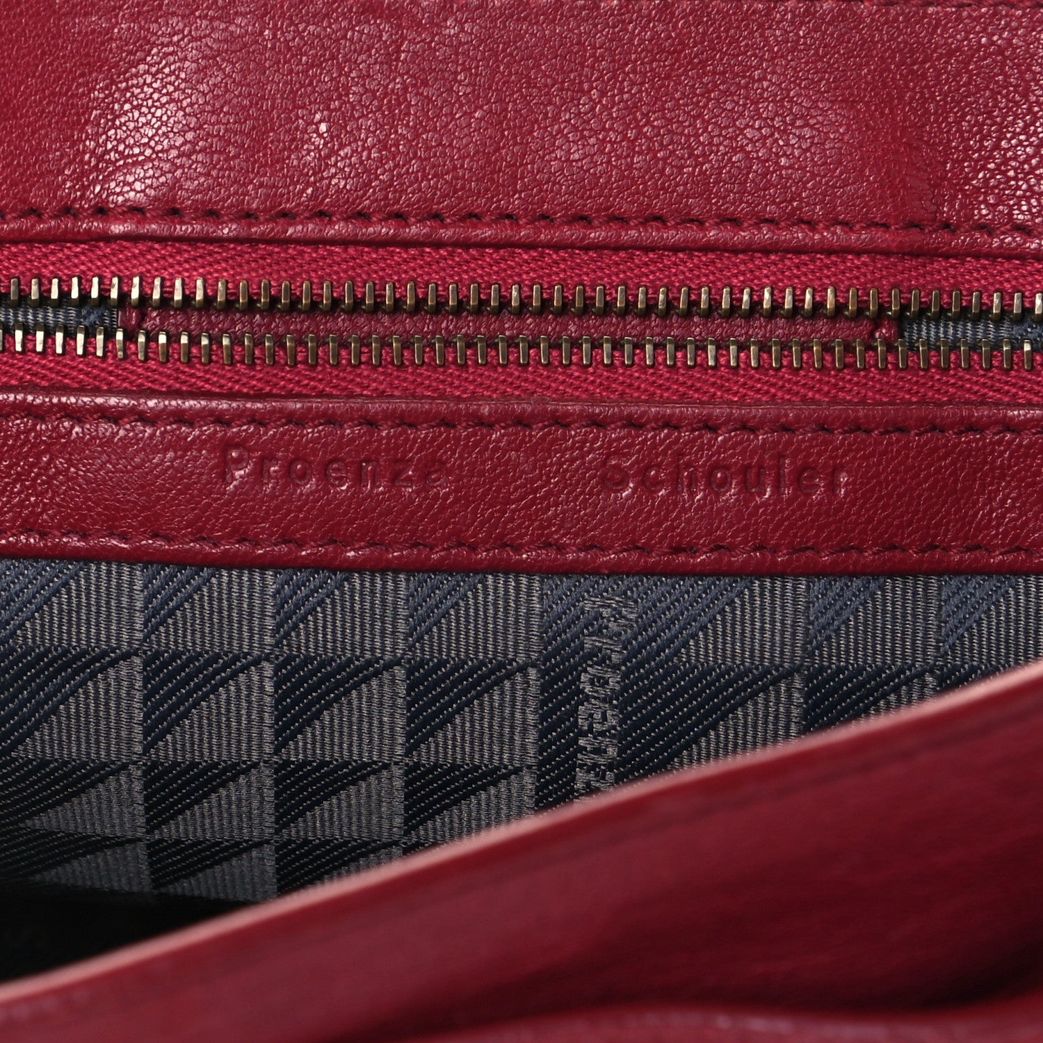 Proenza Schouler Lambskin Tiny PS1 Satchel Chianti 6 of 15