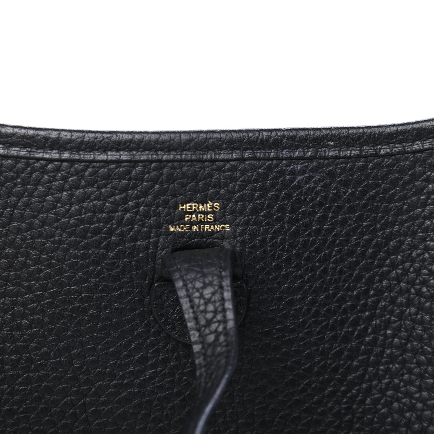 Hermes Taurillon Clemence Evelyne TPM Black 5 of 6