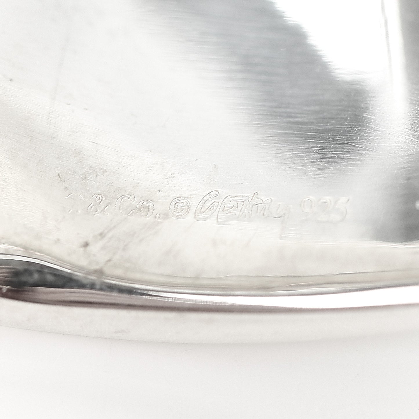 Sterling Silver Frank Gehry Torque Wide Band Ring 51 5.75