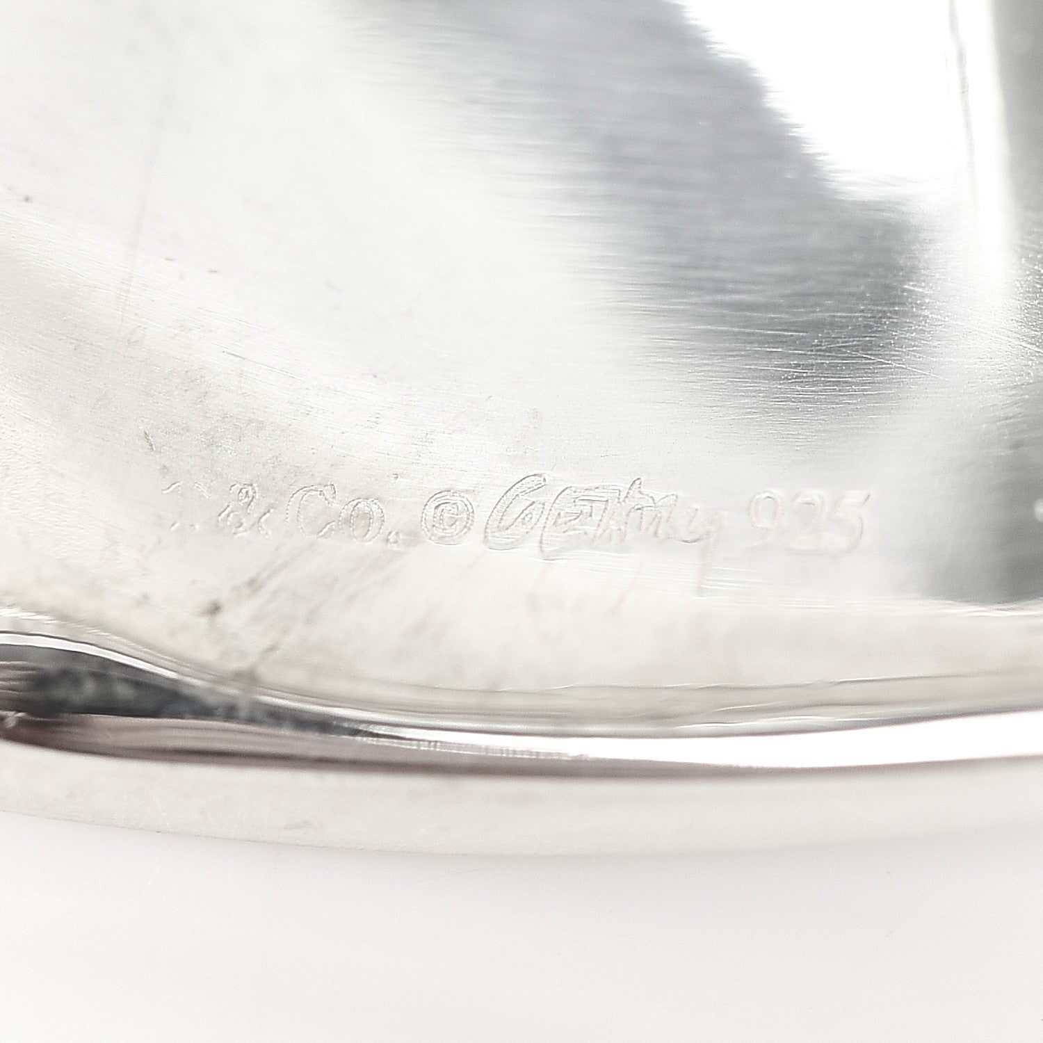 Tiffany Sterling Silver Frank Gehry Torque Wide Band Ring 51 5.75 5 of 5