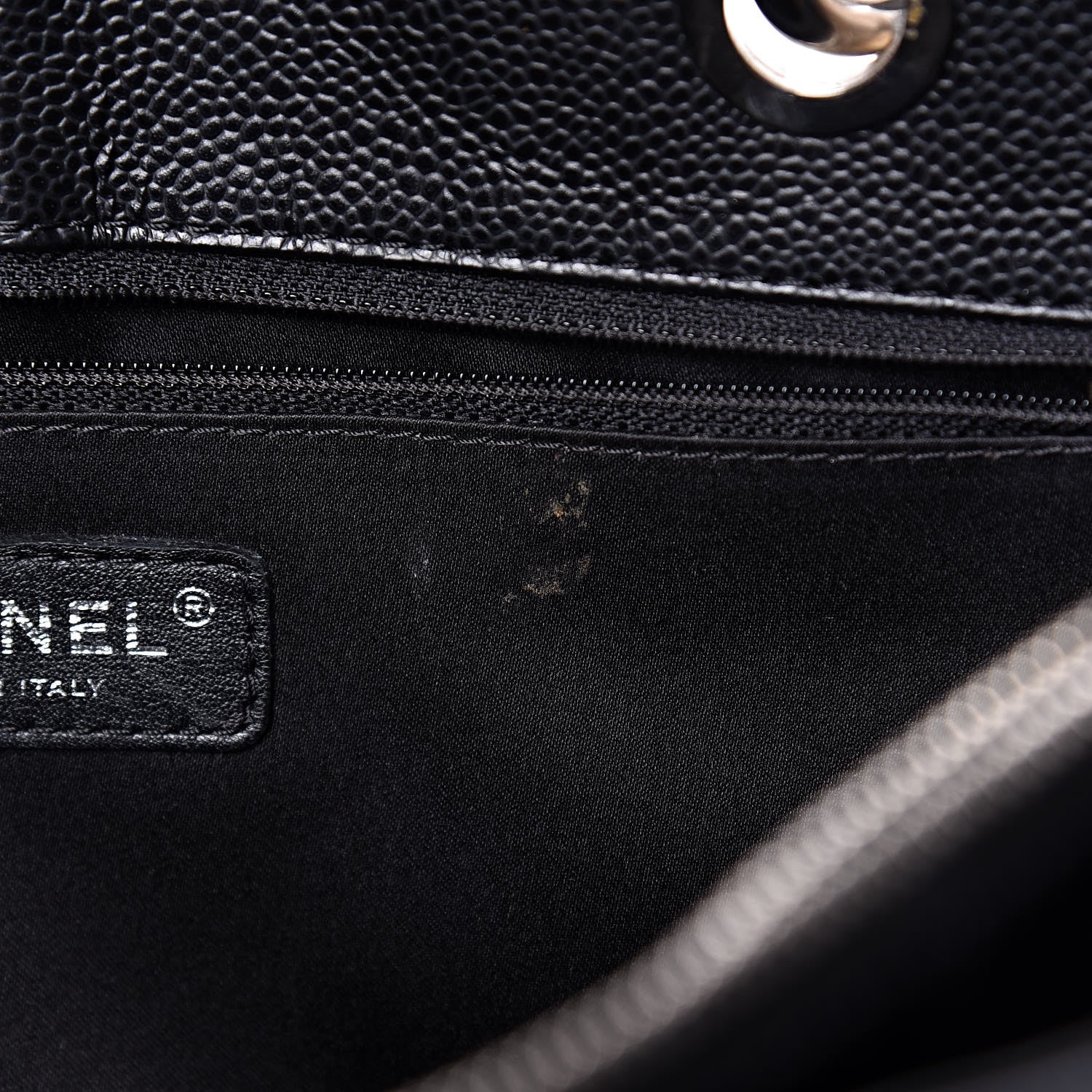 Chanel Caviar Quilted Grand Shopping Tote GST Black 8 of 14