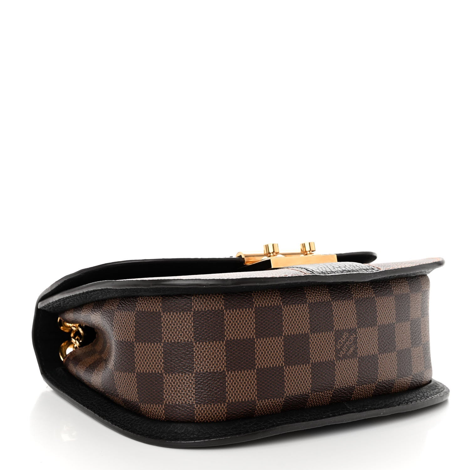 Louis Vuitton Damier Ebene Cuir Taurillon Wight Black 4 of 11