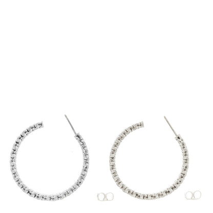 Tiffany Sterling Silver Narrow Somerset Hoop Earrings 3 of 4