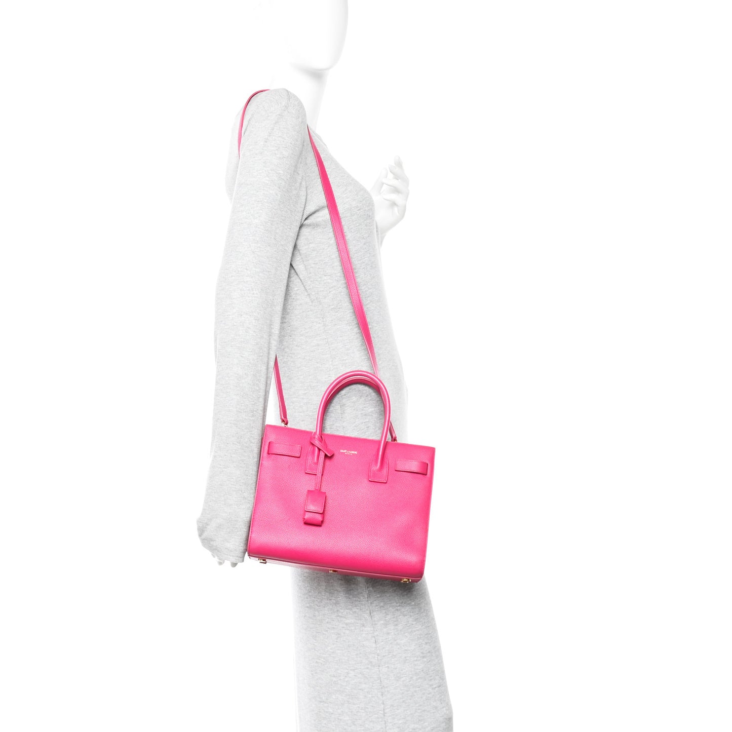 Calfskin Baby Sac De Jour Fuchsia