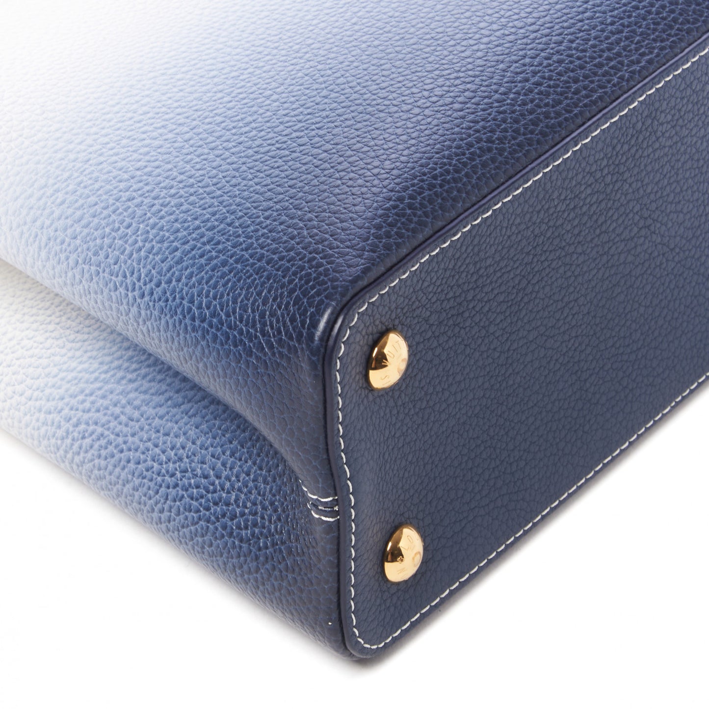 Taurillon Capucines PM Blue Marine