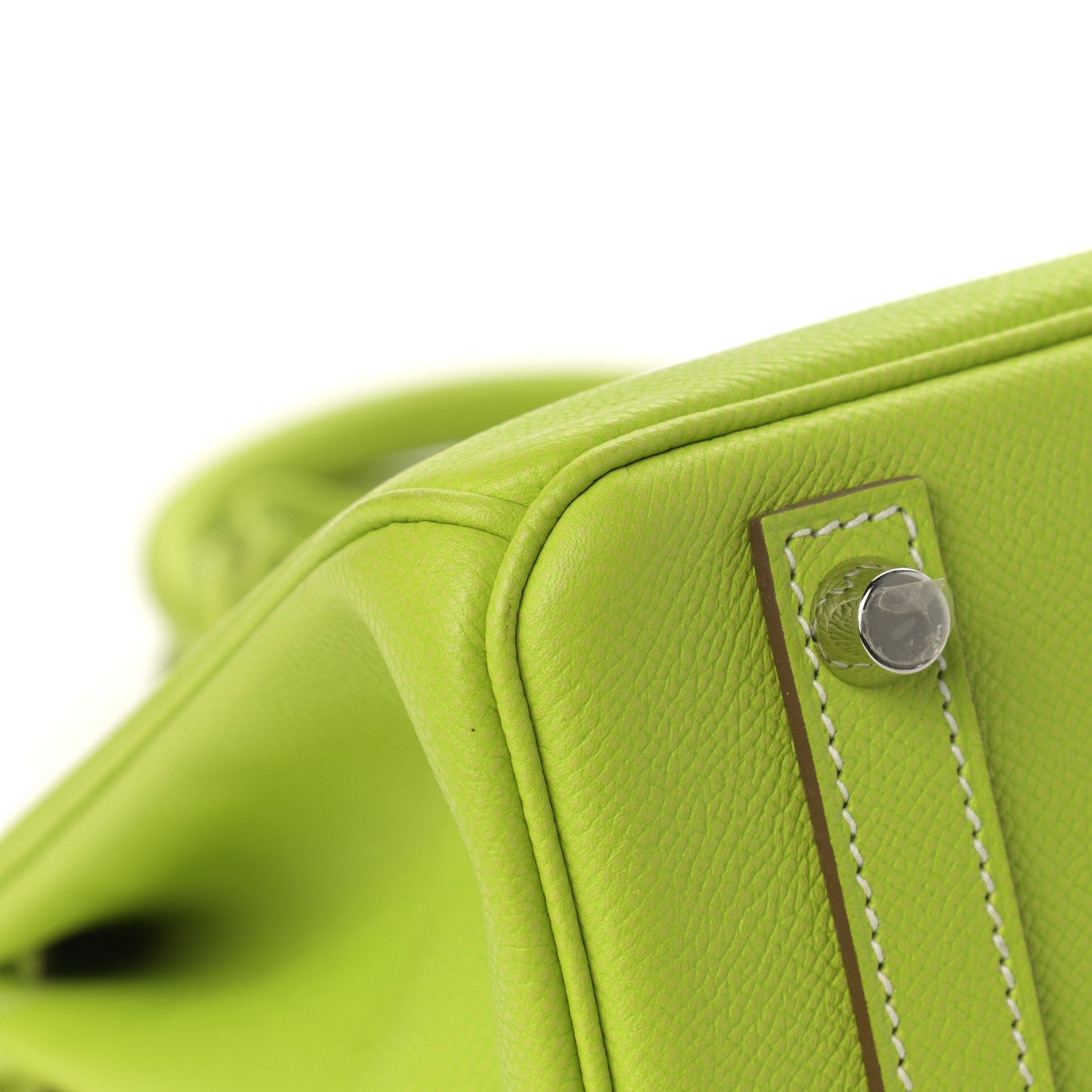 Hermes Epsom Candy Birkin 30 Kiwi Lichen 9 of 15