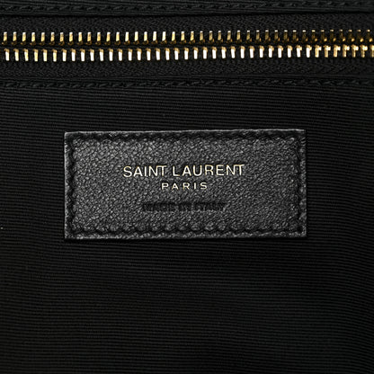 Saint Laurent Lambskin Quilted Maxi Icare Shopping Tote Black 7 of 11