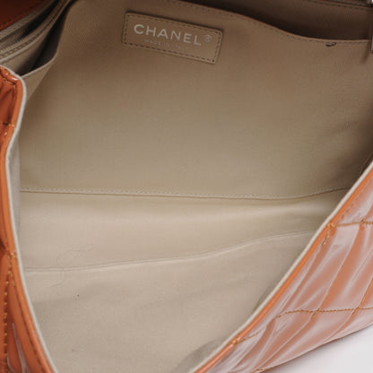 Chanel Vinyl Quilted In the Business Flap Bag Salmon 6 of 8