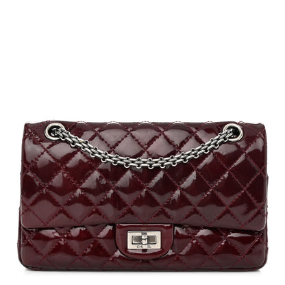 Chanel Patent Quilted 2.55 Reissue 226 Flap Burgundy 1 of 11