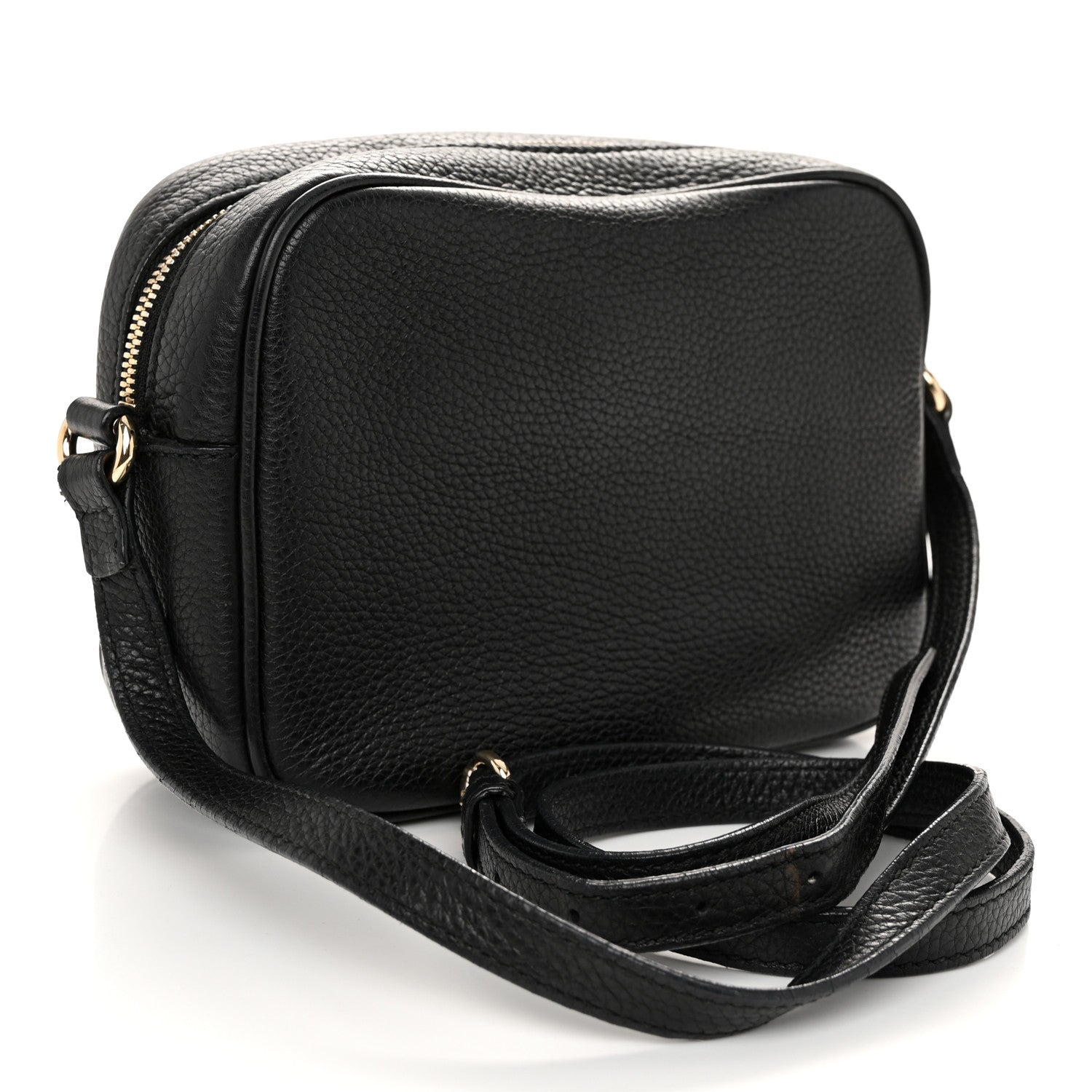 Gucci Pebbled Calfskin Small Soho Disco Bag Black 3 of 11