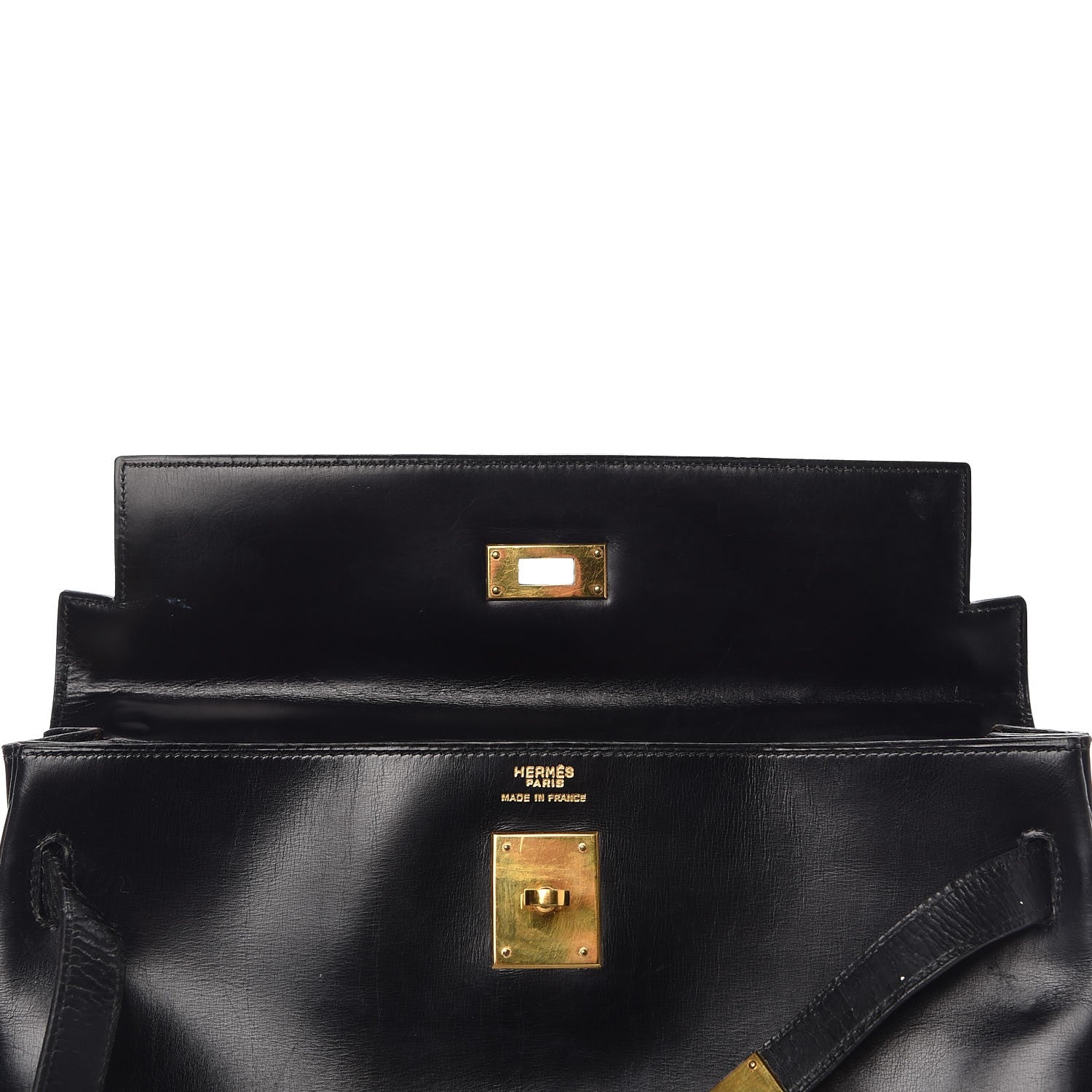 Hermes Box Kelly Retourne 32 Black 7 of 36