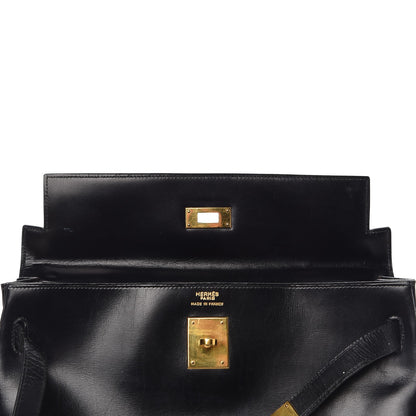 Hermes Box Kelly Retourne 32 Black 7 of 36