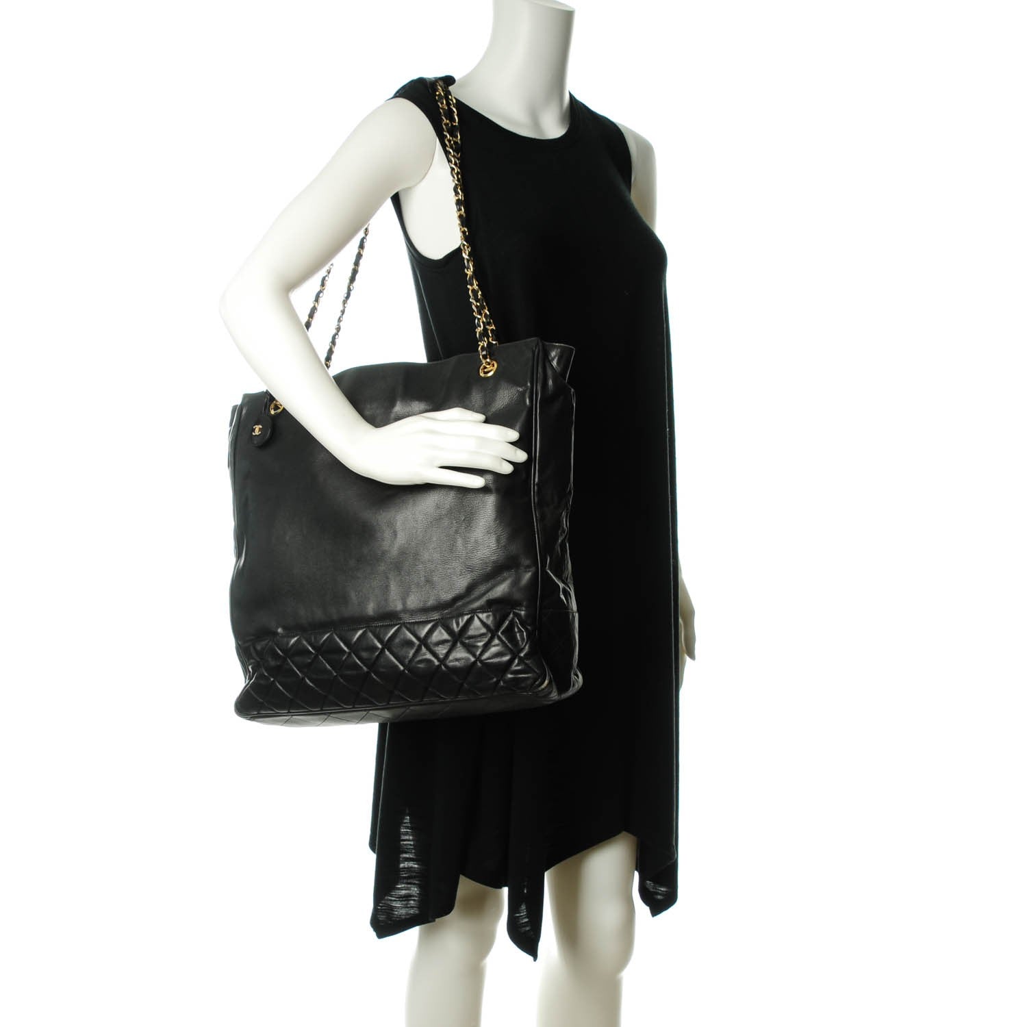 Chanel Lambskin Shopping Tote 4 of 11