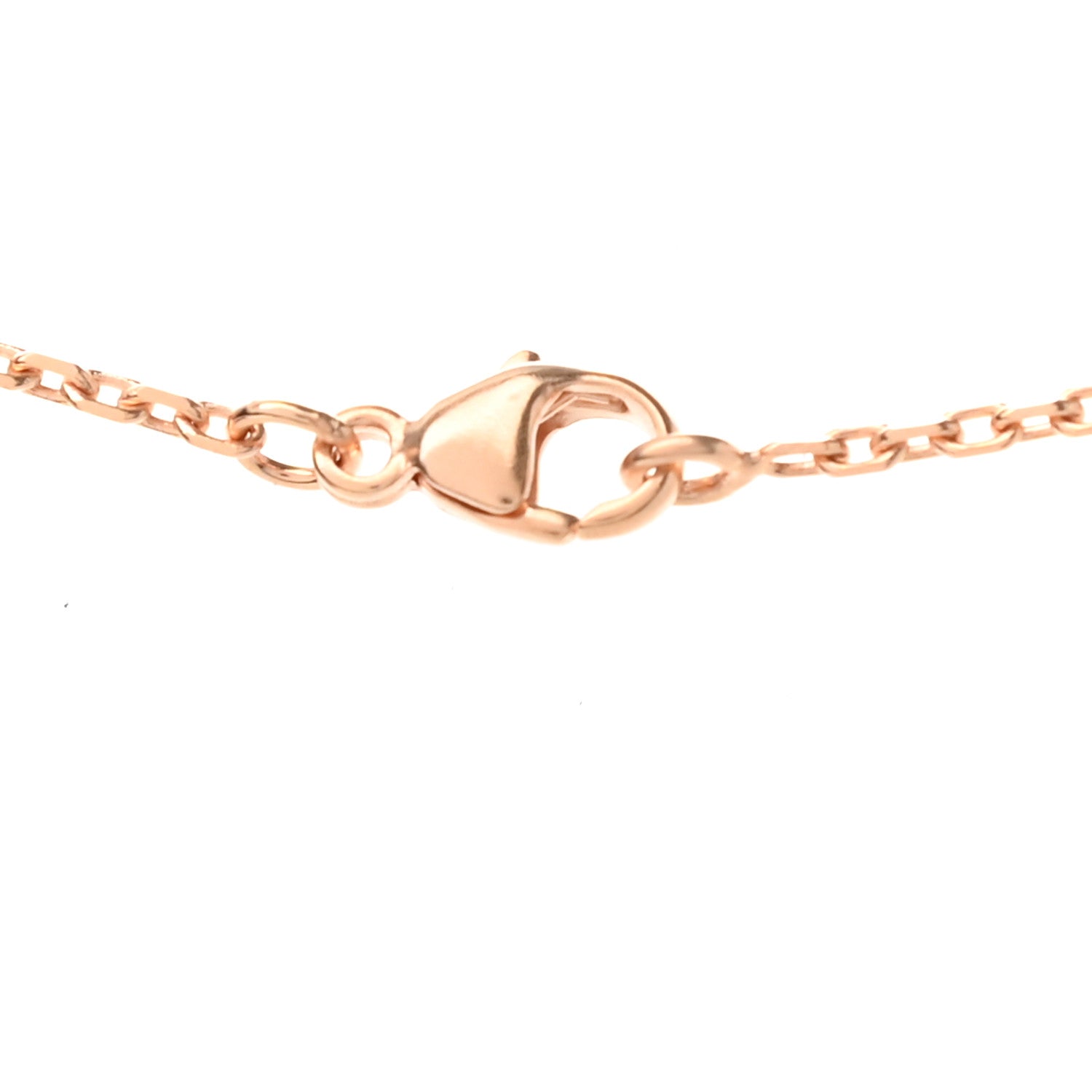 Hermes Lacquered Rose Gold Mini Pop H Pendant Necklace Black 5 of 7