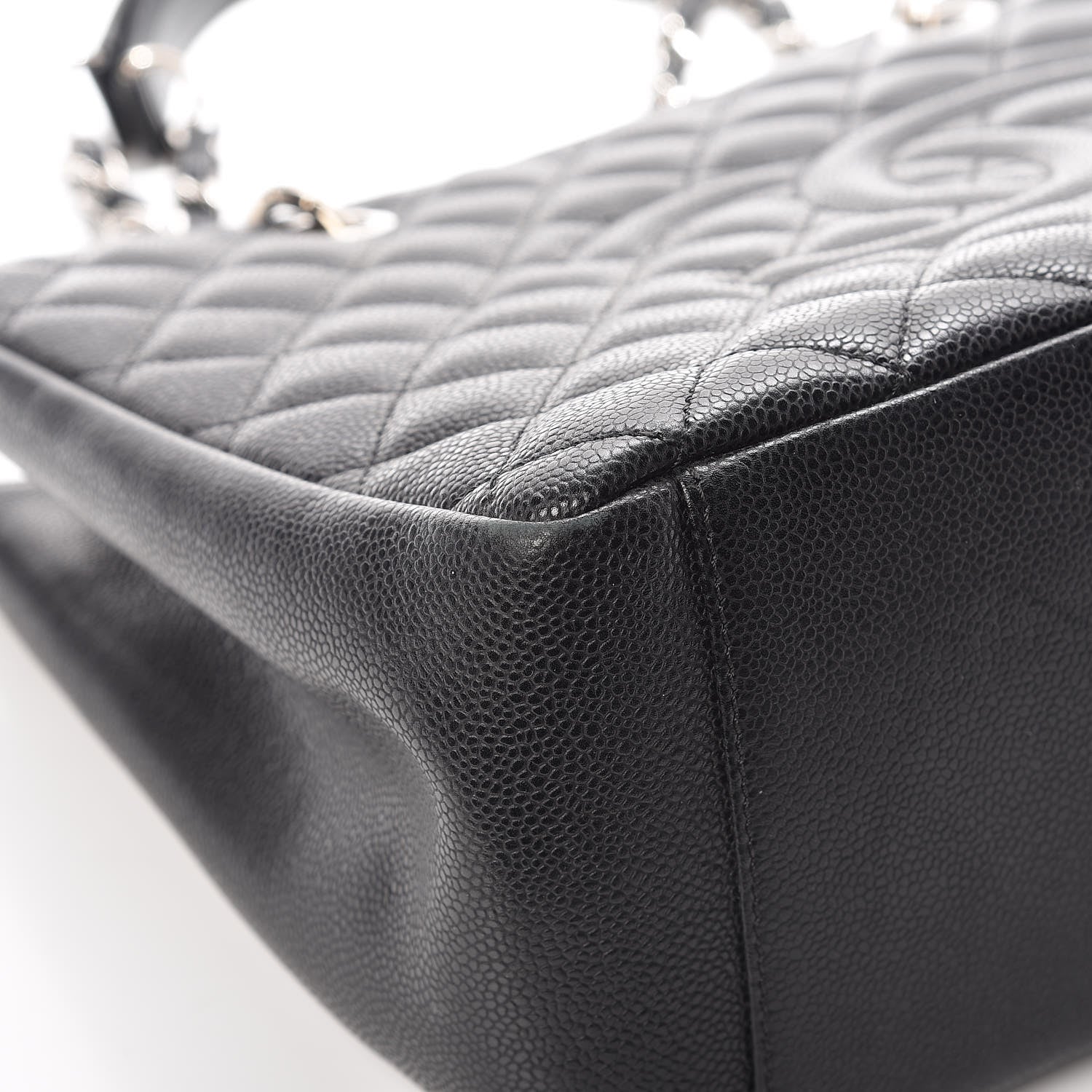 Chanel Caviar Quilted Grand Shopping Tote GST Black 8 of 12