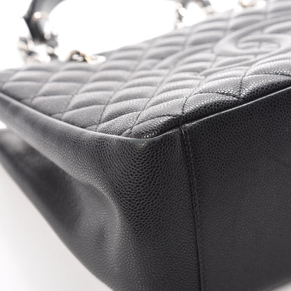 Chanel Caviar Quilted Grand Shopping Tote GST Black 8 of 12
