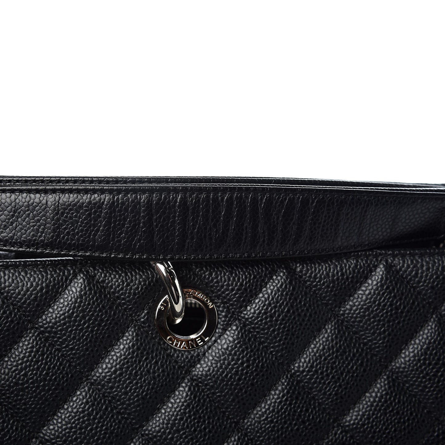 Caviar Quilted XL Grand Shopping Tote GST Black