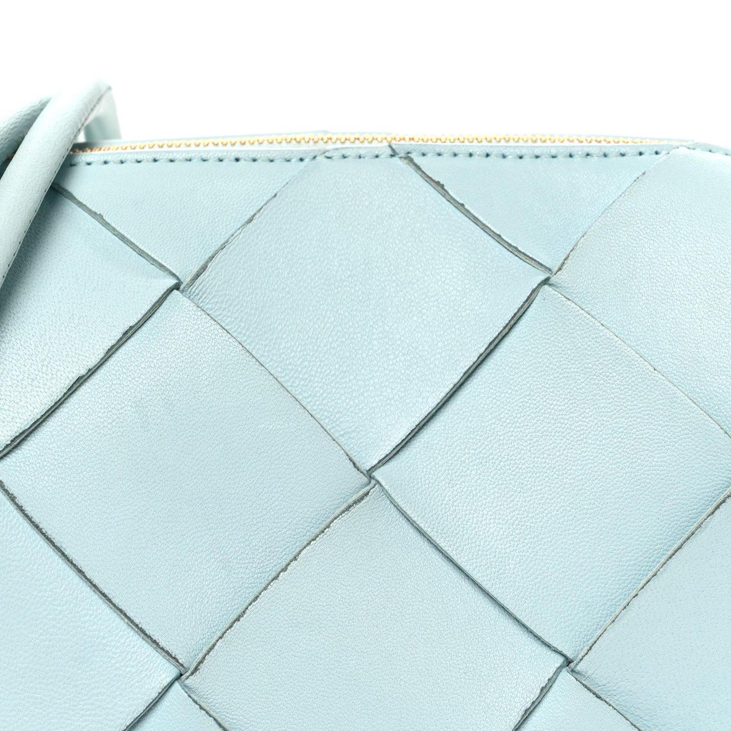 Bottega Veneta Lambskin Maxi Intrecciato Small Cassette Camera Bag