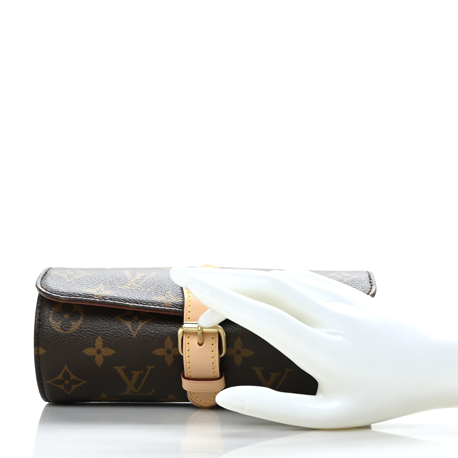 Louis Vuitton Monogram 3 Watch Travel Case 2 of 9