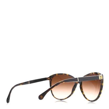 Chanel Acetate Quilted CC Sunglasses 5225Q Tortoise 4 of 9