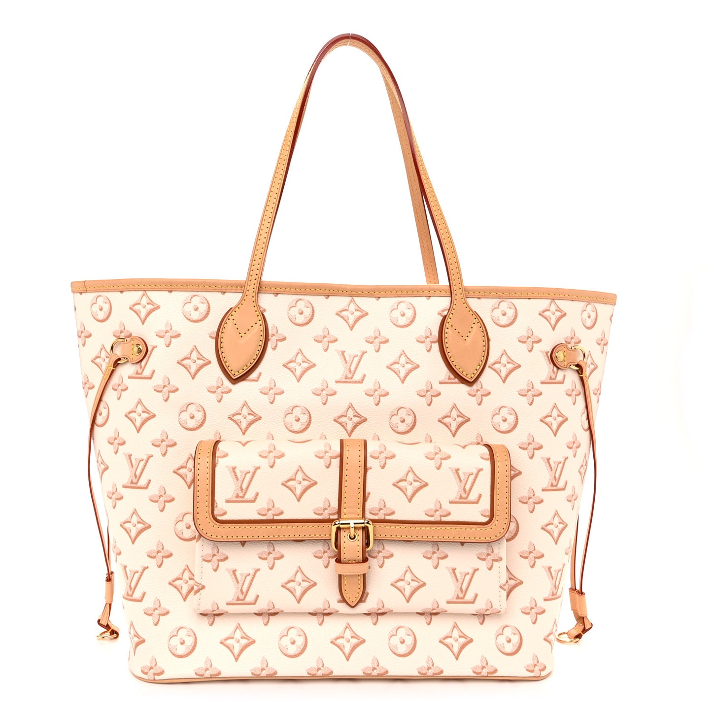 Monogram Fall For You Neverfull MM Beige Clair
