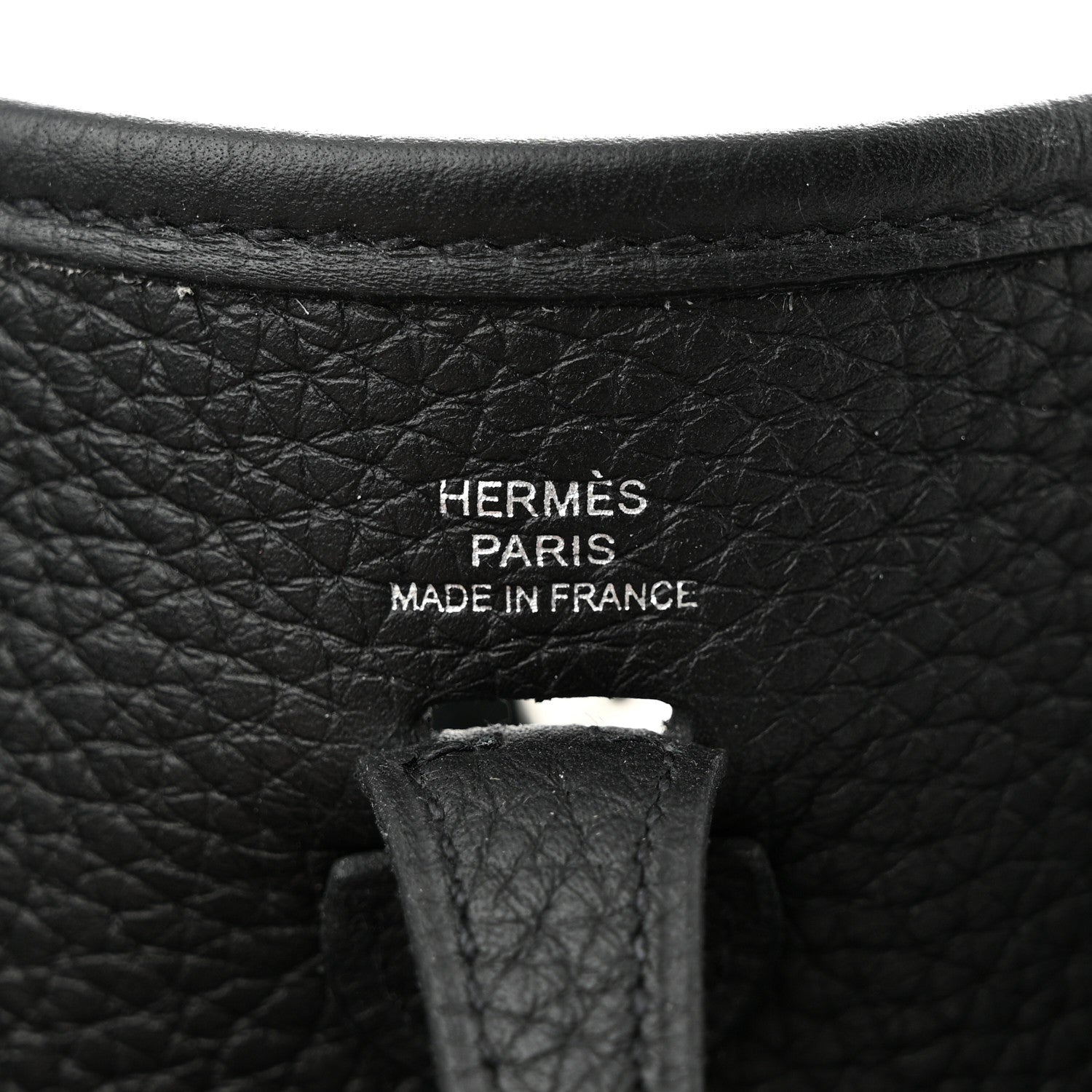 Hermes Taurillon Clemence Evelyne TPM Black 6 of 11