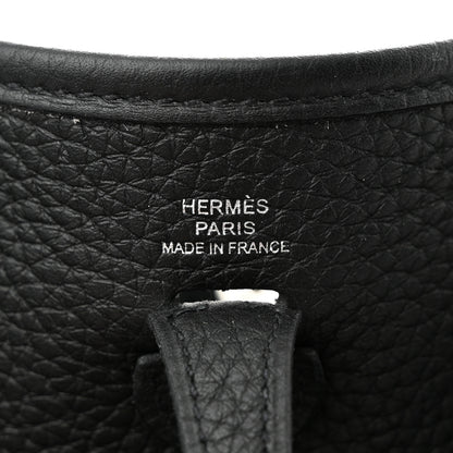 Hermes Taurillon Clemence Evelyne TPM Black 6 of 11