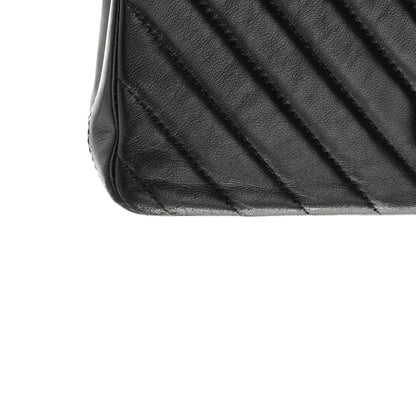 Chanel Lambskin Chevron Quilted Mini Rectangular Flap So Black 12 of 12