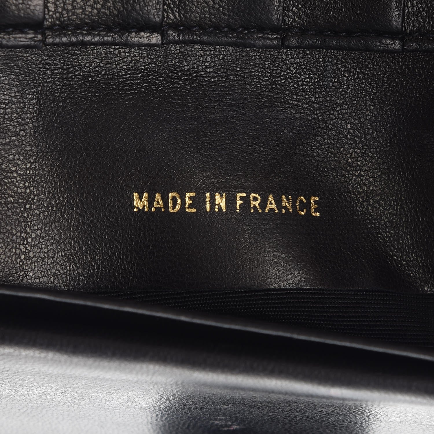 Chanel Lambskin Diamond Stitched French Wallet Black 7 of 13
