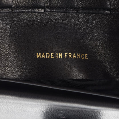 Chanel Lambskin Diamond Stitched French Wallet Black 7 of 13