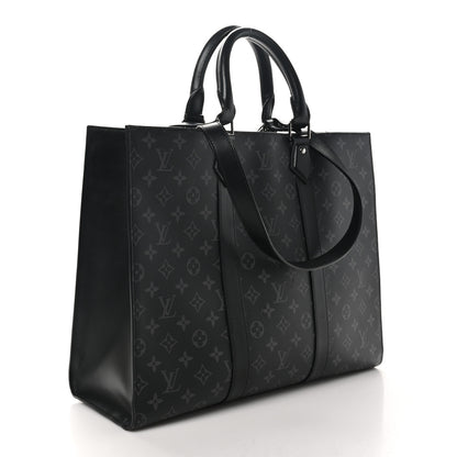 Louis Vuitton Monogram Eclipse Sac Plat 24H 3 of 9