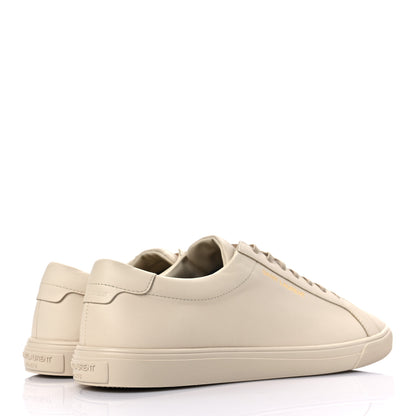 Saint Laurent Calfskin Andy Low Top Sneakers 41 Dark Coquille 4 of 8