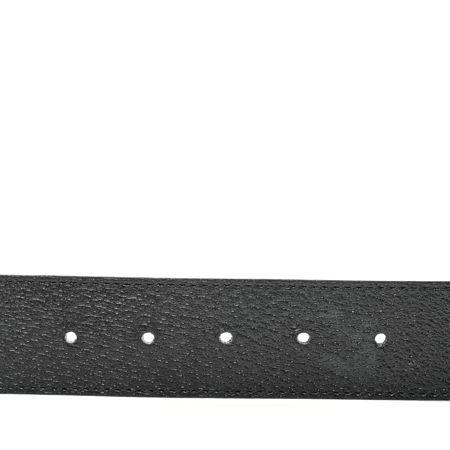 Gucci Textured Calfskin Double G 40mm Belt 85 34 Black 5 of 5