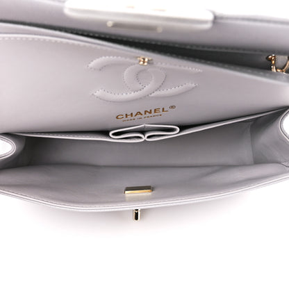 Chanel Caviar Quilted Small Double Flap Grey 5 of 12