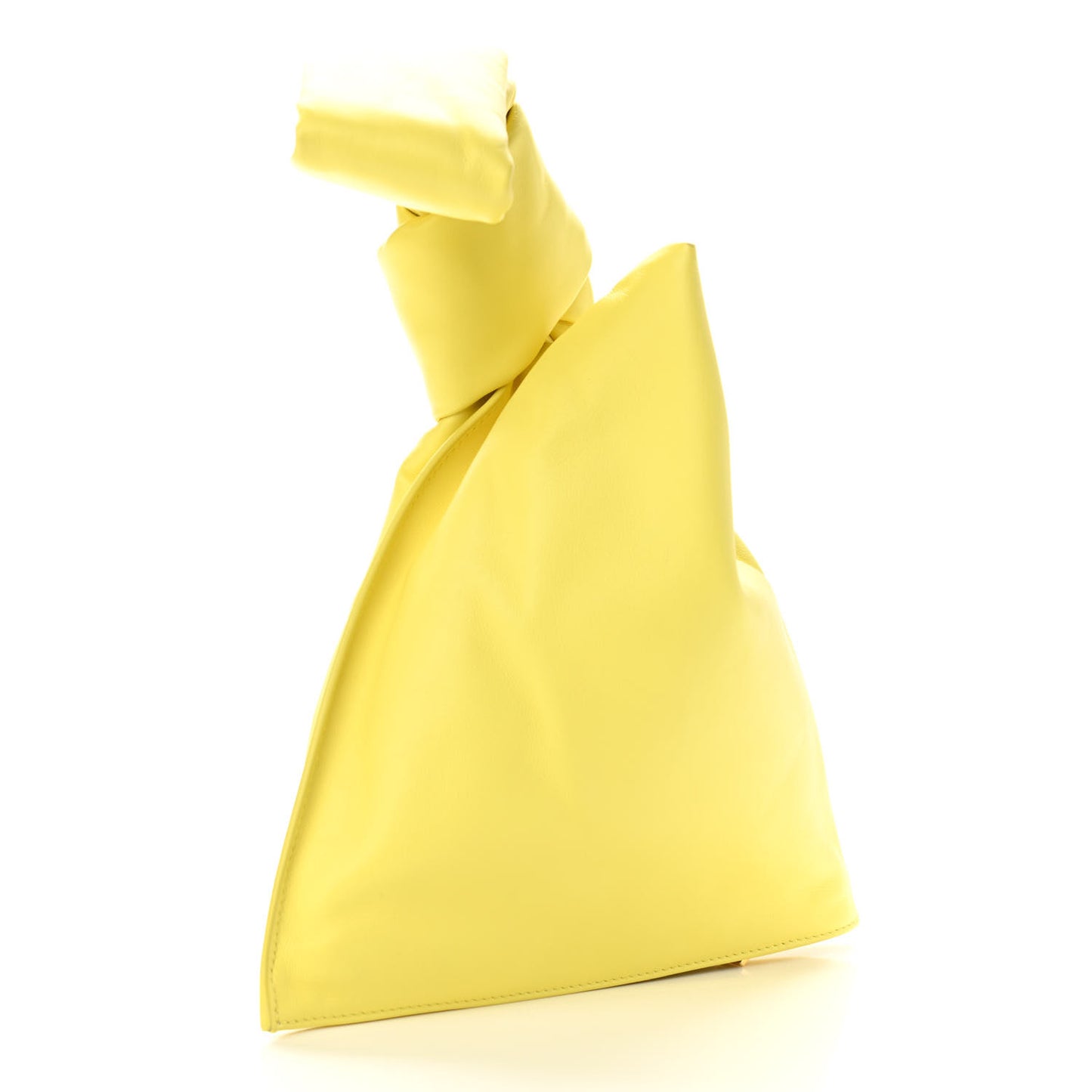 Calfskin Mini BV Twist Yellow