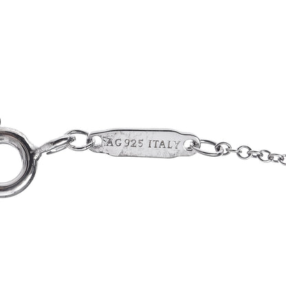 Tiffany Sterling Silver Large T Smile Pendant Necklace 6 of 7