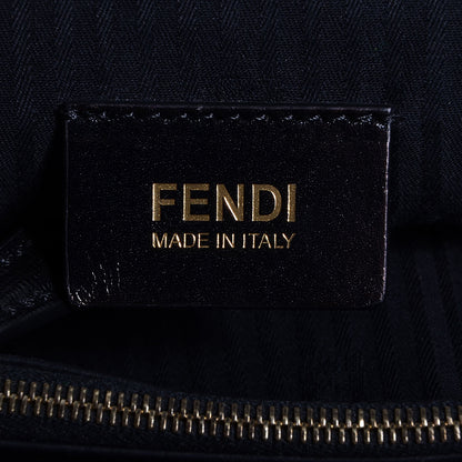 Fendi Vitello Elite Petite 2Jours Tote Black 6 of 9