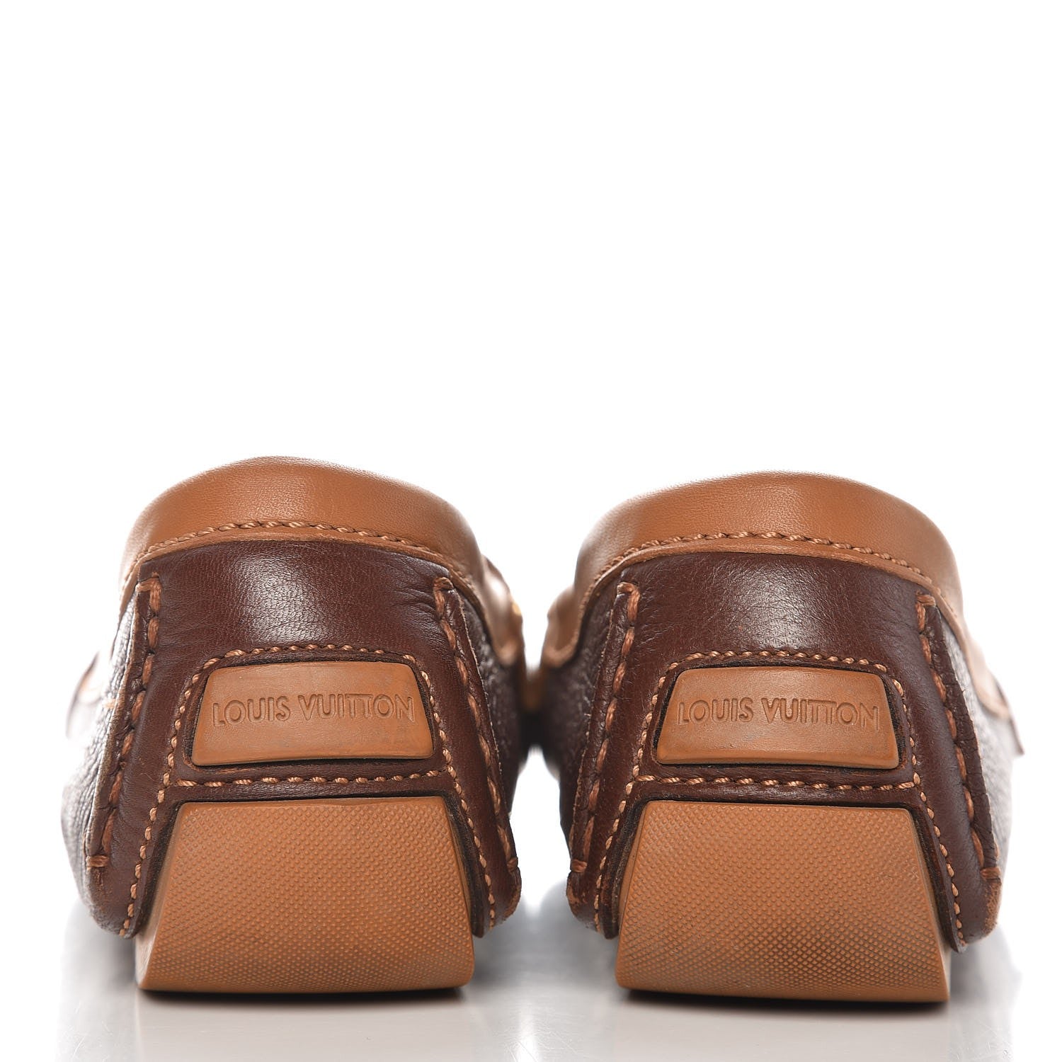Louis Vuitton Calfskin Oxford Loafers 41 Brown Cognac 5 of 15
