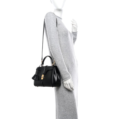 Celine Satinated Calfskin Small 16 Top Handle Bag Black 2 of 10