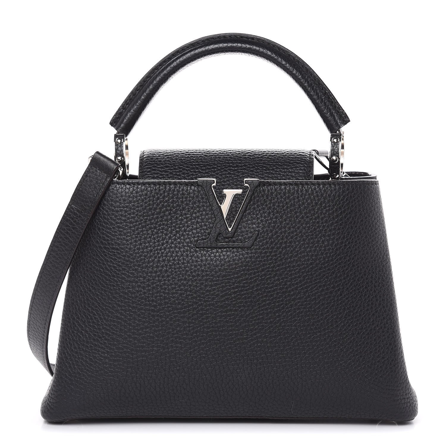 Louis Vuitton Taurillon Capucines BB Black 1 of 10
