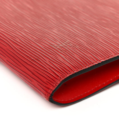 Louis Vuitton Epi Pochette Accessories 24 Castillan Red 6 of 11