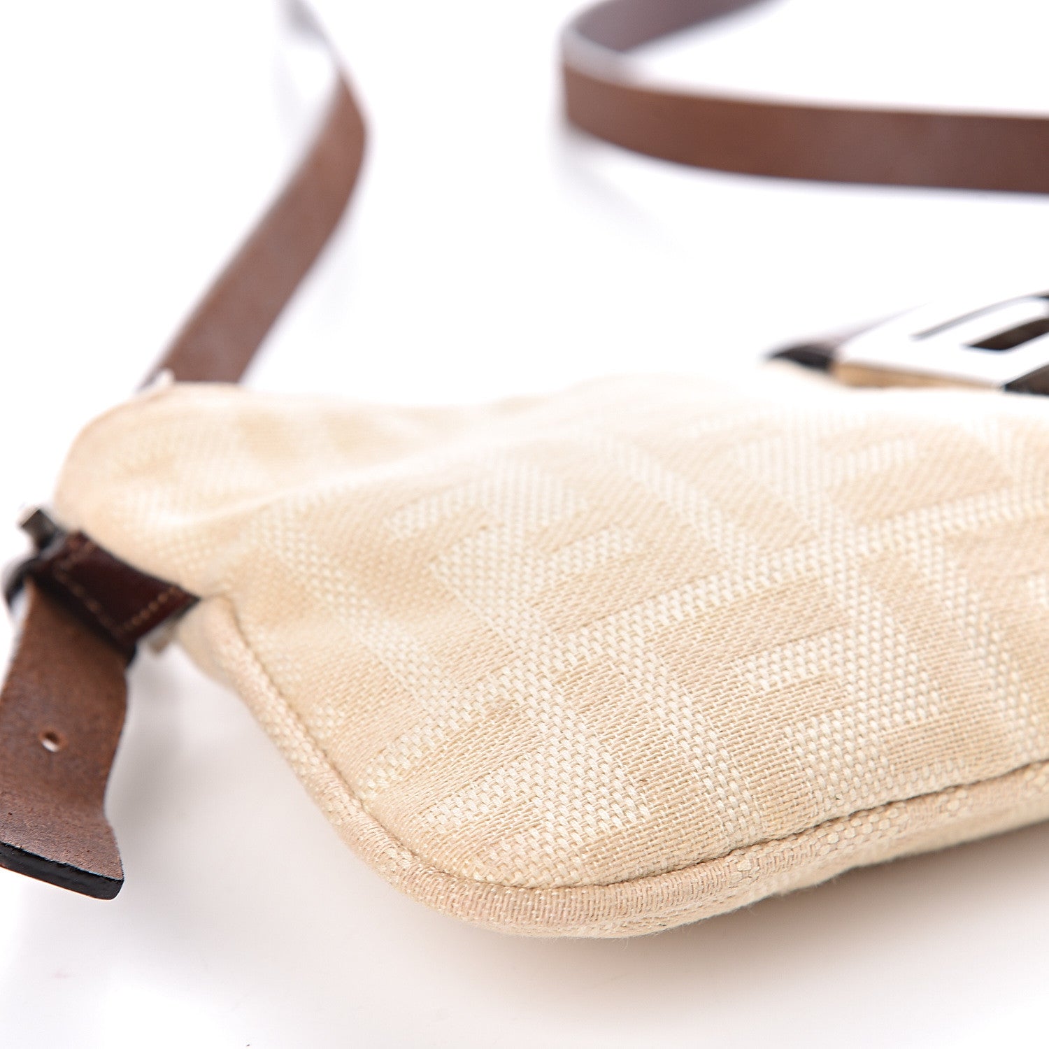 Fendi Zucca Shoulder Bag Beige 5 of 9