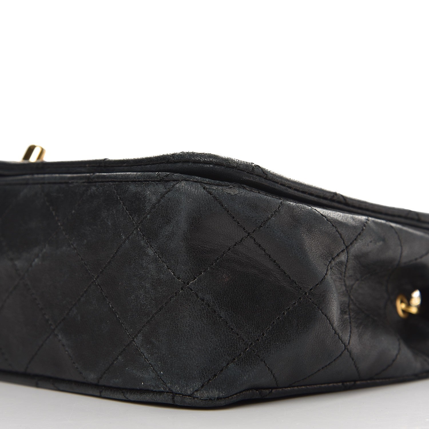 Chanel Lambskin Quilted Small Single Flap Black 10 of 13