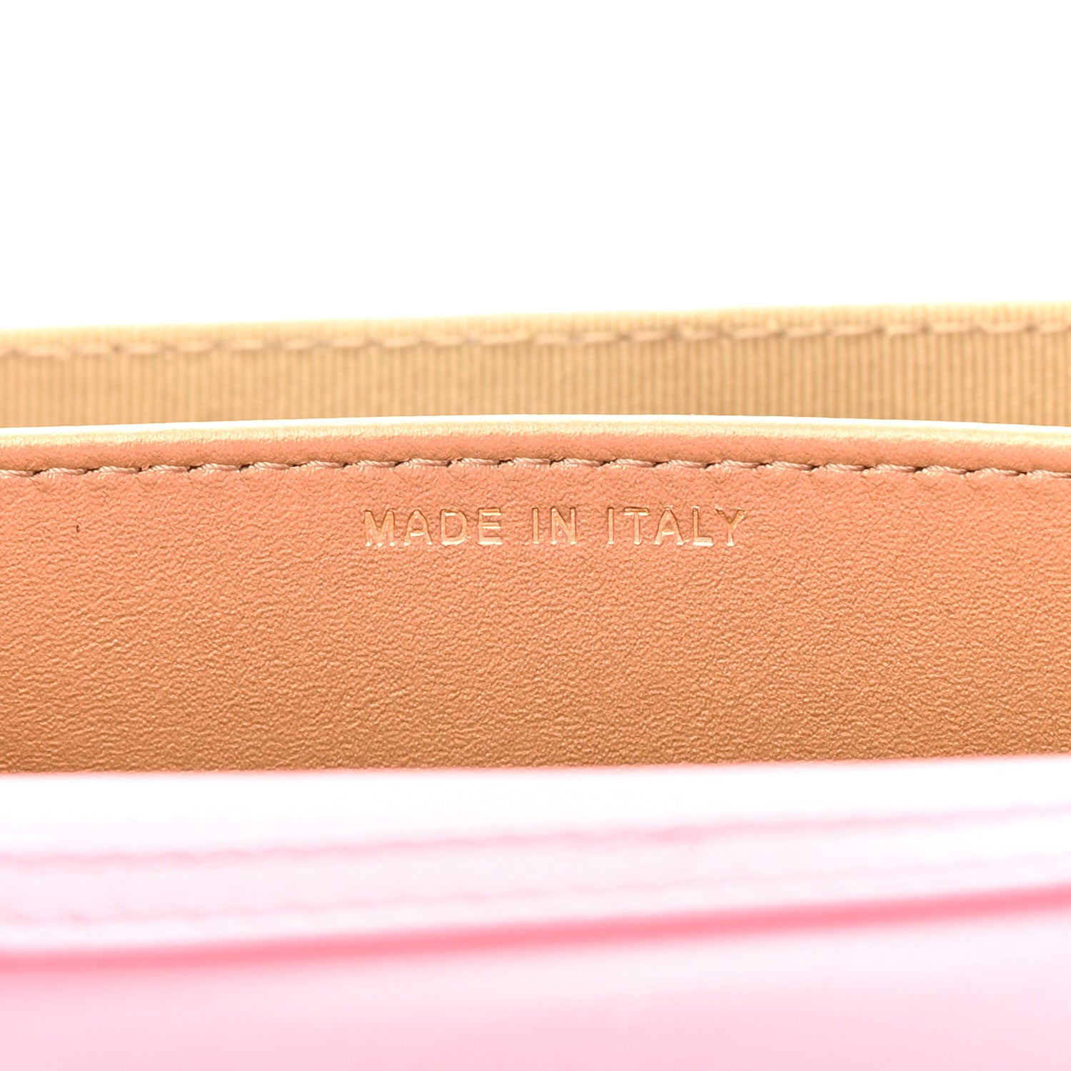 Chanel Lambskin Quilted Pearl Crush Card Holder With Chain Pink 7 of 11