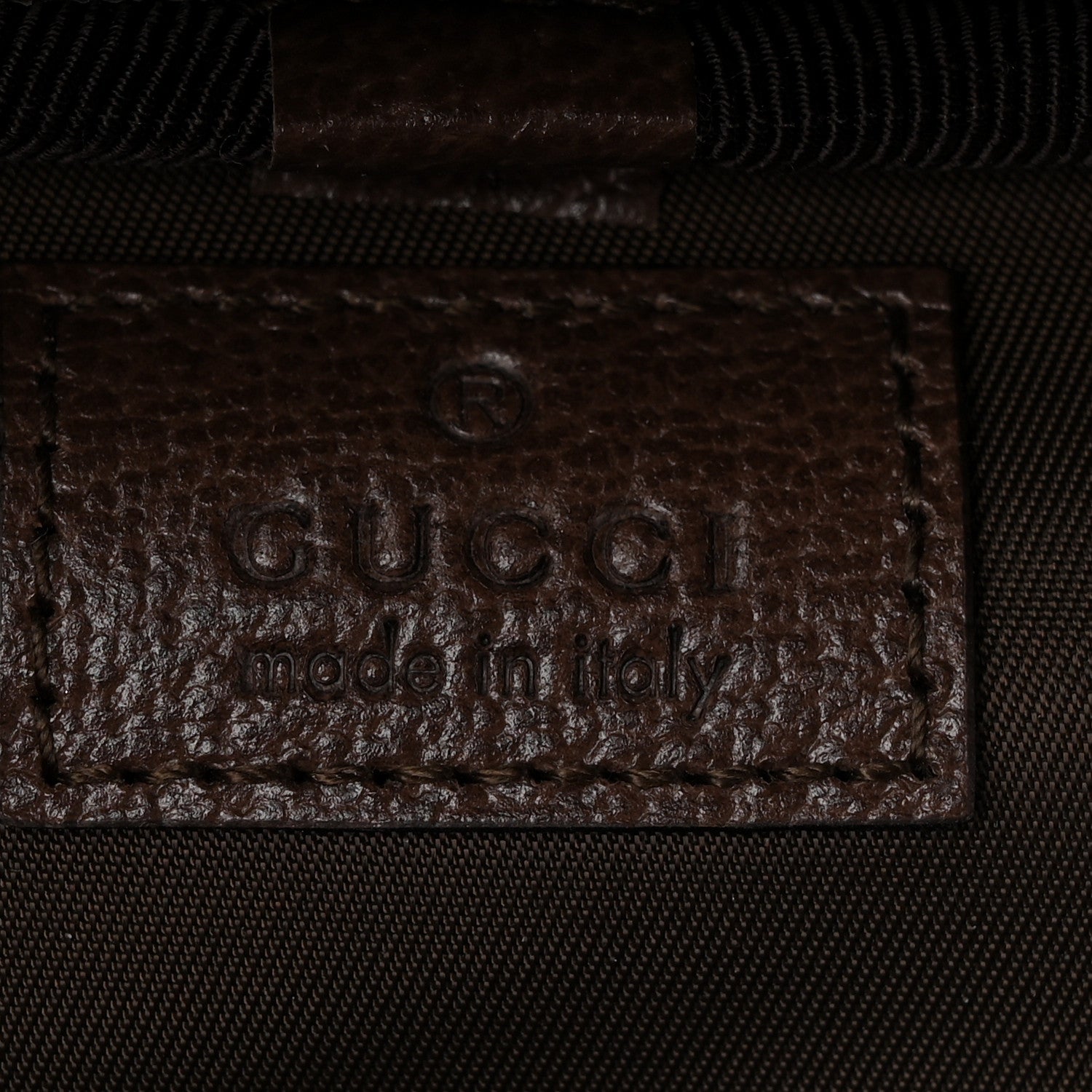 Gucci GG Supreme Monogram Textured Calfskin Web Ophidia Vanity Cosmetic Case Beige Ebony New Acero 6 of 11