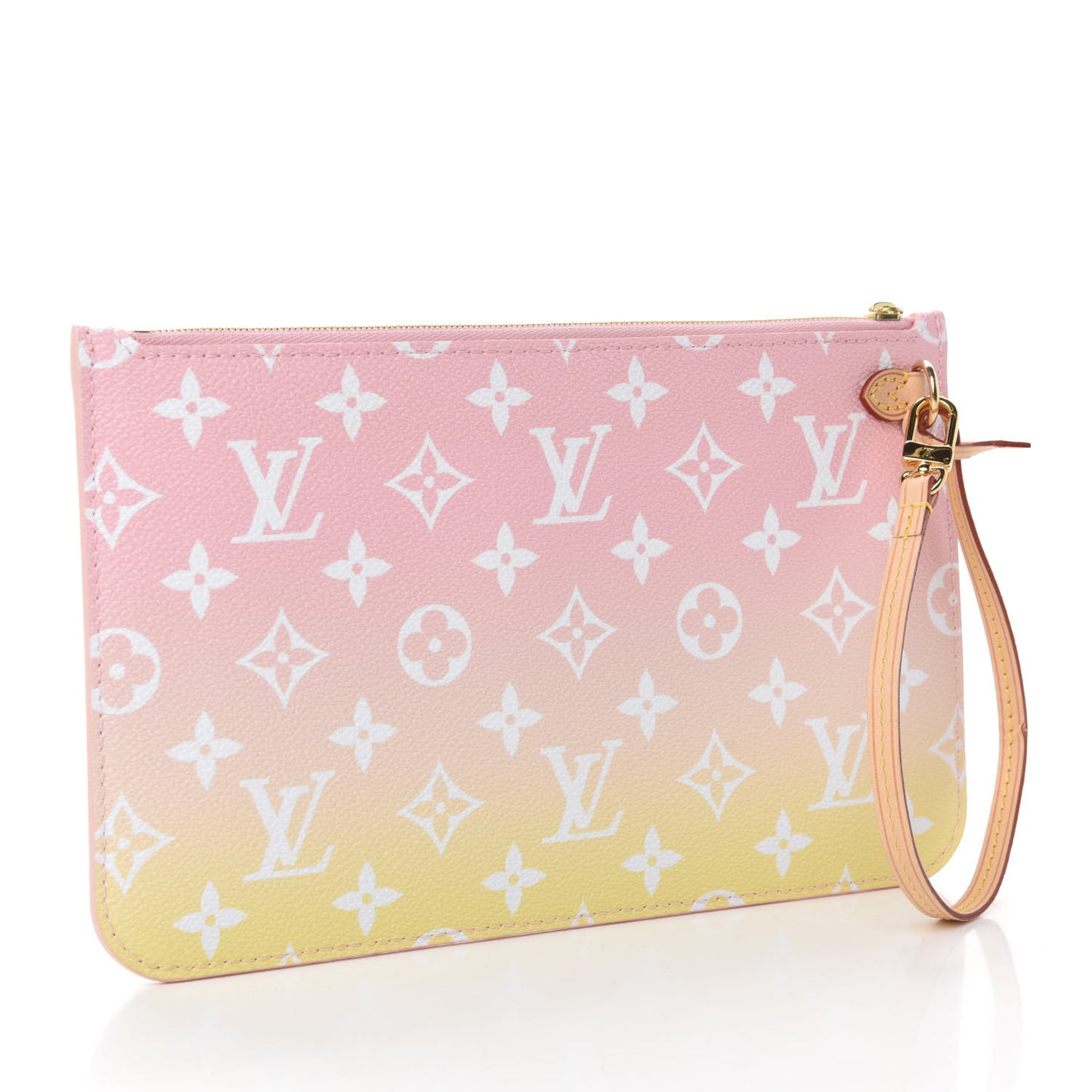 Monogram By The Pool Neverfull MM Pochette Light Pink