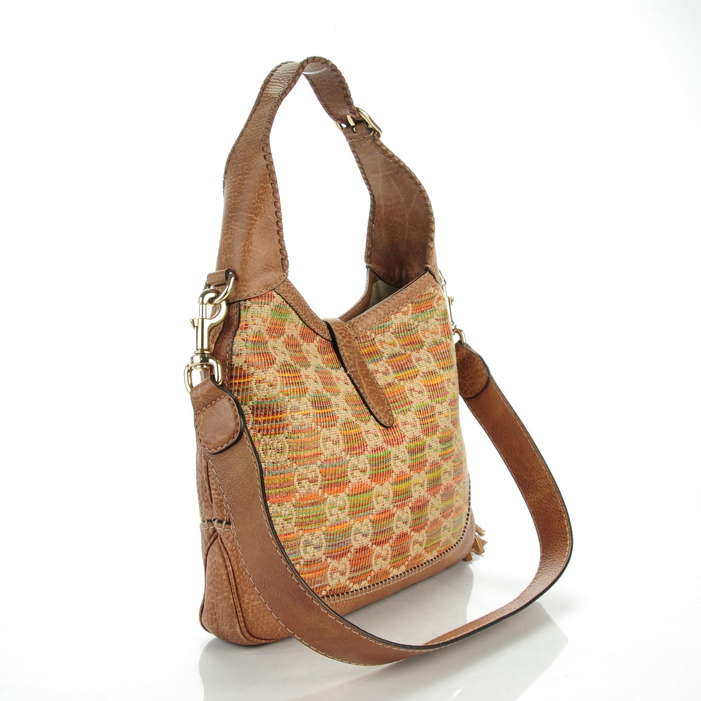 Straw Libeccio Medium New Jackie Shoulder Bag Multicolor